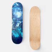 Blue Twilight Skateboard (Voorkant)