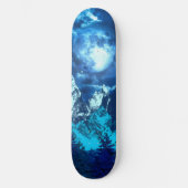 Blue Twilight Skateboard (Voorkant)