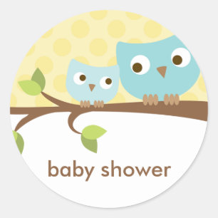 Blue Uilen Stickers