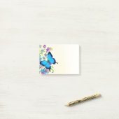 Blue Ulysses Butterfly Post-it Notes (Op bureau)