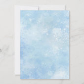 Blue Under the Sea Boy Invitation Anniversaire (Dos)