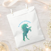 Blue Unicorn, Birthday Bedankzakje (Geknipt)