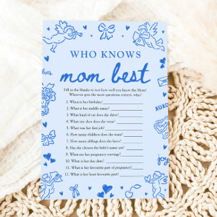 Blue Valentine Wie Kent Mama het Best Baby Shower Kaart