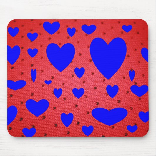 Blue Valetine Mousepad Muismat (Voorkant)