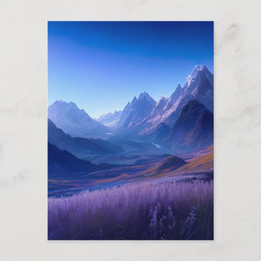 Blue Valley of Wonders Briefkaart (Voorkant)