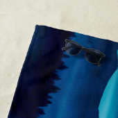 Blue valleys horizon strandlaken (In situ)