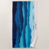 Blue valleys horizon strandlaken (Voorkant)