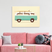 Blue Van | Florent Bodart Canvas Afdruk (Insitu (Woonkamer))