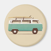 Blue Van | Florent Bodart Magneet (Voorkant)