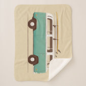 Blue Van | Florent Bodart Sherpa Deken (Voorkant)