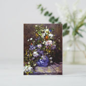 Blue Vase by Renoir, Briefkaart (Staand voorkant)