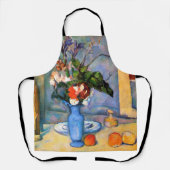 Blue Vase Flowers, Paul Cezanne Schort (Voorkant)