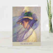 Blue Veil Edmund C Tarbell Poetic Impressionisme