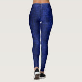 Blue Velvet Leggings (Achterkant)