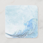 blue vether aangepaste visitekaartjes sjabloon (Achterkant)