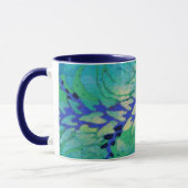 Blue Vine Wave 11oz Mok (Links)