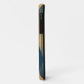 Blue Vintage Gramophone BT ID iPhone 5 Coque (Dos/Gauche)