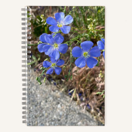 Blue Violet Flower Journal Notitieboek