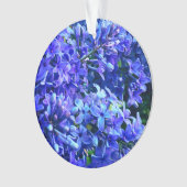 Blue violet lilas romantique bleu floral photo (devant)