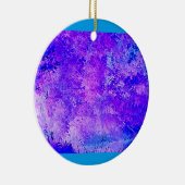 Blue Violet Serenity Keramisch Ornament (Rechts)
