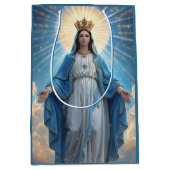 Blue Virgin Mary Heavenly Medium Cadeauzakje (Voorkant)