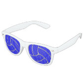 Blue Volleyball Party Shades lunettes de soleil (Angulaire)