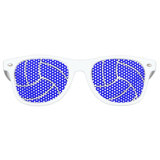 Blue Volleyball Party Shades lunettes de soleil (Devant)