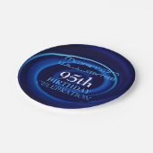 Blue Vortex 95th Birthday Celebration Paper Bord (Gekanteld)