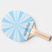Blue Vortex, gepersonaliseerd Tafeltennisbatje (Zijkant)
