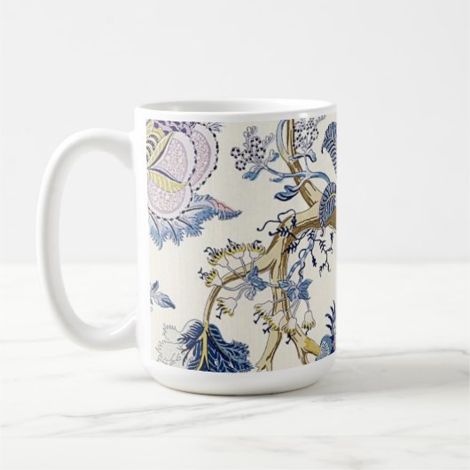 Blue W.Morris Floral Pattern Mok (Links)