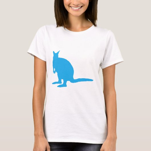 Blue Wallaby. T-shirt (Voorkant)