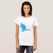 Blue Wallaby. T-shirt (Voorkant volledig)