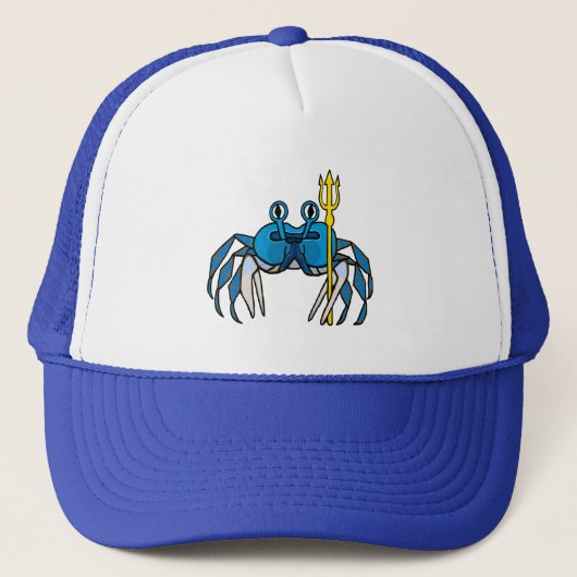 Blue Warrior Crab Trucker Pet (Voorkant)