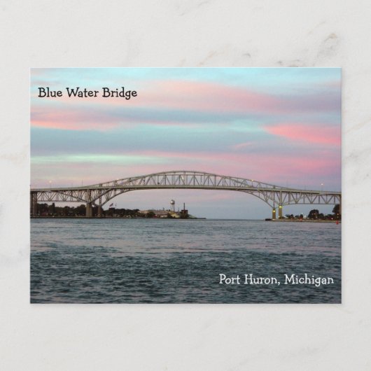 Blue Water Bridge-kaart Briefkaart (Voorkant)