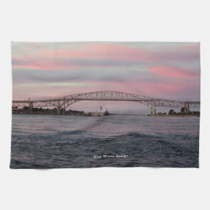 Blue Water Bridge serviette de cuisine
