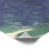 Blue Water Lelies Monet Poster (Hoek)