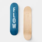 Blue Water Texture Skateboard – Ocean Glide  (Recto)