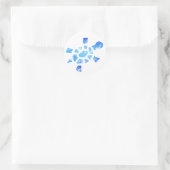 Blue Water Turtle Stickers (Tas)