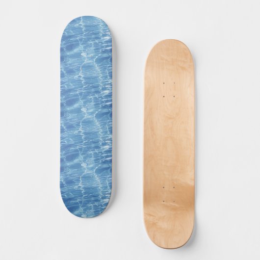 Blue Water Waves Skateboard (Recto)