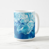Blue Watercolor Coffee Mug (Devant droit)