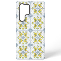 Blue Watercolor French Country Lemon