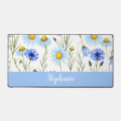 Blue Watercolor Wildflower Personalized (Recto)