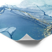 Blue Waterverf Boy First Heilige Communauteit Welk Poster (Hoek)