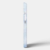 Blue Waterverf Elegant Case-Mate iPhone Case (Achterkant / Links)