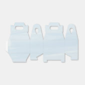 Blue Waterverf Favor Box Bedankdoosjes (Uitgevouwen)