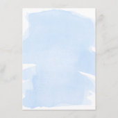 Blue Waterverf Gold Menu (Achterkant)