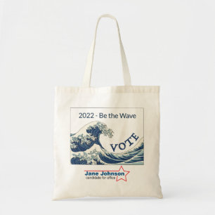 Blue Wave 2022- customizable campaign tote bag