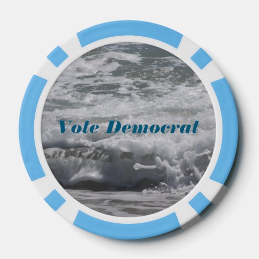 Blue Wave 2026 poker chips (Achterkant)