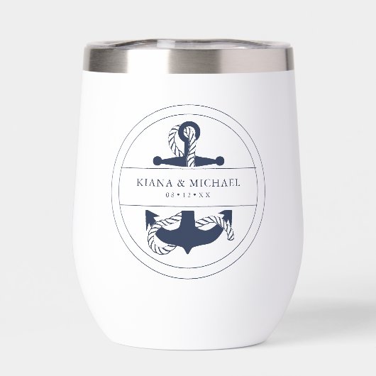 Blue Wave Ancre Mariage V2 Navy ID836 (Arrière)