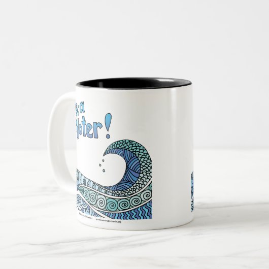 Blue Wave - Be a Voice Mug (Devant gauche)